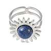 Stainless Steel Cuff Open Rings RJEW-JR01078-02-5
