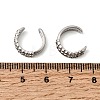 304 Stainless Steel Rhinestone Cuff Earrings EJEW-L313-04P-5
