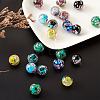 Handmade Lampwork Beads Strands LAMP-CD0001-07-4