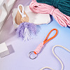 8 Skeins 8 Colors Braided Cotton String Threads for Crafts Knitting Making OCOR-TA0003-56-7