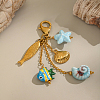 Stainless Steel Enamel Pendant Decorations HK1101-2-2