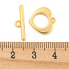 Brass Toggle Clasps KK-A223-10G-6