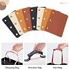 Olycraft 8Pcs 4 Colors PU Leather Luggage Handle Wrap Covers DIY-OC0009-61-3