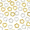 50Pcs Tibetan Style Alloy Bead Frame TIBEB-FS0001-11AS-9