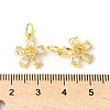 Brass Micro Pave Cubic Zirconia Pendants LS-KK-U067-03G-04-3