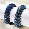 Bicone Natural Lapis Lazuli Beads Stretch Bracelets for Women Men BJEW-C097-05G-3