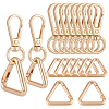 8Pcs Zinc Alloy Swivel Clasps FIND-GA0005-37KCG-1