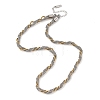 4MM 304 Stainless Steel Rope Chain Necklaces NJEW-Z095-01GP-02-3