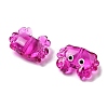 Transparent Glass Enamel Beads LAMP-V001-08B-2