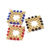 3Pcs Glass Seed Beaded Pendants PALLOY-MZ01286-2
