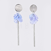 Acrylic Imitation Pearl Dangle Earring EJEW-JE03611-05-2