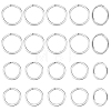 40Pcs 2 Styles 304 Stainless Steel Split Key Rings STAS-CY0001-03-7