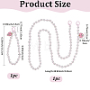 1 Bag ABS Plastic Imitation Pearl Bead Mobile Straps HJEW-BM0002-01-2