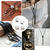 40Pcs Iron Bolo Tie Slides Clasp Accessories FIND-CL0002-29-6
