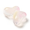 Transparent Baking Paint Glass Beads GLAA-F115-01C-4