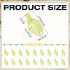 500Pcs Transparent Acrylic Charms TACR-ME0001-02B-2