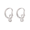 Brass Earring Hooks LS-KK-F828-02P-1