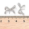 Rack Plating Brass Micro Pave Clear Cubic Zirconia Pendants KK-M280-15P-3