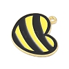 Bees Theme Alloy Enamel Pandants FIND-M083-06I-G-2