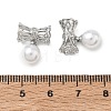 SHEGRACE Brass Micro Pave Cubic Zirconia Tube Beads XGRQ4G753-698P-3