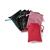 Velvet Jewelry Drawstring Storage Pouches ABAG-P013-02A-1