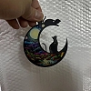 Moon with Cat Window Suncatchers PW-WG7D0D8-08-2