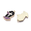 Halloween Theme Rack Plating Alloy Enamel Pendants ENAM-N056-357A-2