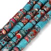 Dyed Synthetic Imperial Jasper Beads Strands GG-CBAA20A-02G-2