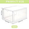 Acrylic Shoes Drawer Boxes CON-WH0112-083-2