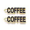 Alloy and Enamel Pendants PALLOY-T093-09A-G-2