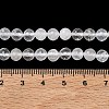 Natural Quartz Crystal Beads Strands G-Z164-B02-6mm-5
