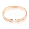 304 Stainless Steel Bangles BJEW-J182-01RG-2