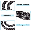 10 Yards Polyester Lace Trim OCOR-HY0001-21-5