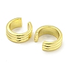 Brass Cuff Earrings EJEW-C104-075G-2