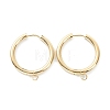 201 Stainless Steel Huggie Hoop Earring Findings X-STAS-P283-01M-G-1