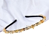 Citrine with Metal Hair Bands PW-WG38918-02-1