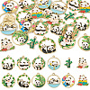  24Pcs 12 Style Alloy Enamel Pendants FIND-TA0002-72-1