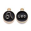 Alloy Enamel Pendants LS-X-ENAM-S124-01B-08G-1