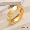 Classic Zinc Alloy Hinged Bangles for Daily Wear UH5837-1-2