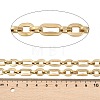 201 Stainless Steel Oval Link Chains CHS-F024-02A-G-2