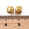 Hammered Textured 304 Stainless Steel Spacer Beads STAS-L315-073A-G04-3
