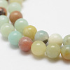 Natural Flower Amazonite Beads Strands G-F415-10mm-4