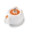 Opaque Resin Pendants RESI-F077-02P-2