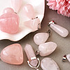 Heart Gemstone Pendants G-TA0001-19-4