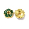 Alloy Enamel Bead Caps ENAM-D027-01A-04G-2