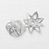 Brass Flower Bead Caps KK-L130-07S-1