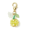 Fruit & Flowers Glass Seed Beads Pendant Decorations HJEW-MZ00407-3