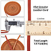 Gorgecraft Flat Leather Jewelry Cord WL-GF0001-07B-01-2
