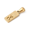 304 Stainless Steel Pendants LS-STAS-Z120-03K-G-2