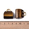 Natural Tiger Eye Pendants G-Q602-01G-02-3